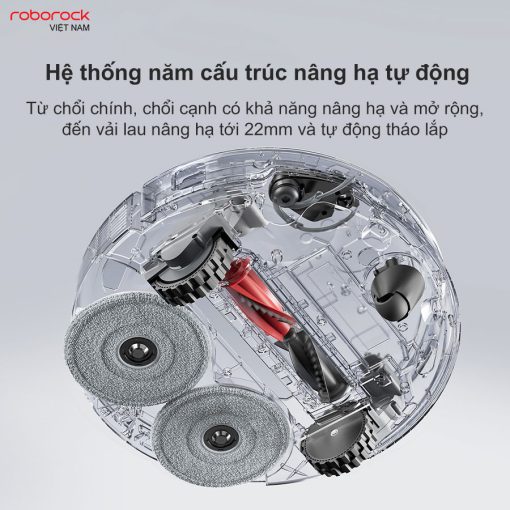 huong 4 - ROBOT HÚT BỤI LAU NHÀ ROBOROCK SAROS 10R