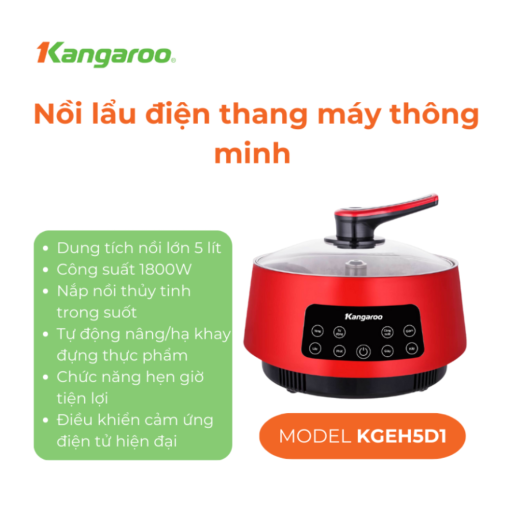lau dien thang may kangaroo kgeh5d1 3 - Lẩu điện thang máy Kangaroo KGEH5D1