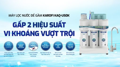 may loc nuoc ro karofi kaq u50k 1 - Máy lọc nước RO Karofi KAQ-U50K