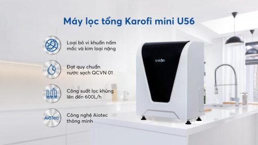 may loc nuoc sinh hoat karofi kbq u564 - Máy lọc nước sinh hoạt Karofi KBQ-U56