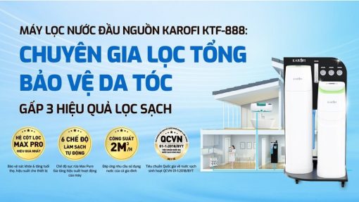 may loc tong trung tam karofi ktf 888 3 - Máy lọc tổng trung tâm Karofi KTF-888