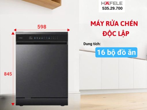 may rua chen hafele hdw f6072b 535 29 700 4 - Máy rửa chén Hafele HDW-F6072B 535.29.700