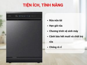 may rua chen hafele hdw f6072b 535 29 7006 - Máy rửa chén Hafele HDW-F6072B 535.29.700