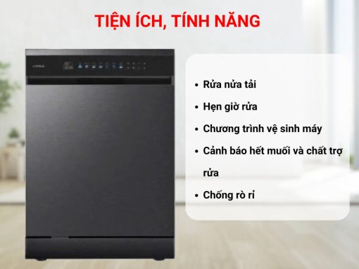 may rua chen hafele hdw f6072b 535 29 7006 - Máy rửa chén Hafele HDW-F6072B 535.29.700