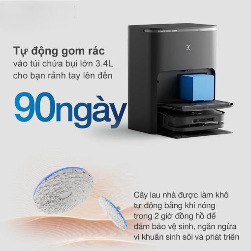 mivietnam robot hut bui lau nha ecovacs deebot x5 pro omni 11 - ROBOT HÚT BỤI LAU NHÀ ECOVACS DEEBOT X5 PRO OMNI