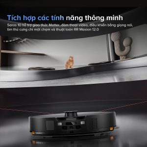 mivietnam robot hut bui lau nha roborock saros 10 video - ROBOT HÚT BỤI LAU NHÀ ROBOROCK SAROS 10