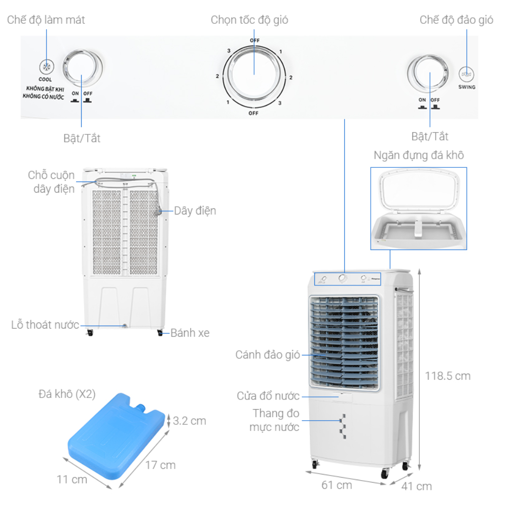 quat dieu hoa kangaroo kg50f887 - Quạt điều hòa Kangaroo KG50F88 quat dieu hoa kangaroo kg50f887 - Quạt điều hòa Kangaroo KG50F88