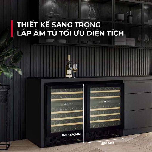 tu ruou hafele hw c129fb 533 17 011 1 - Tủ rượu HAFELE HW-C129FB 533.17.011