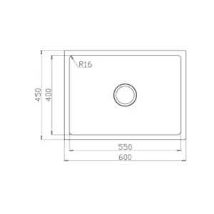 Chậu rửa bát KLUGER KU6045FS