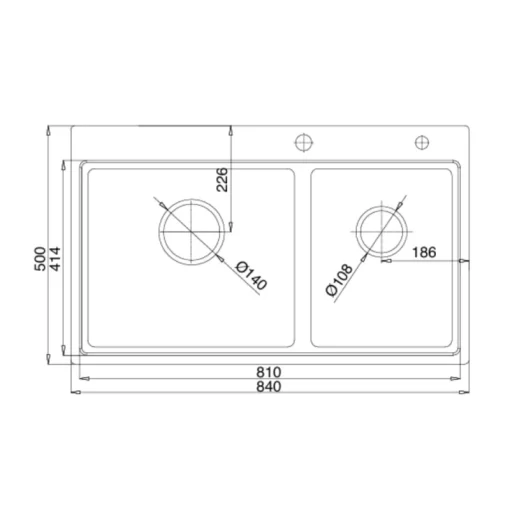 Chậu rửa bát KLUGER KW8211S-S84