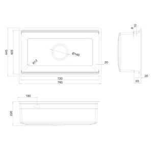 Chậu rửa bát KLUGER KWU8161FS-S76 Plus