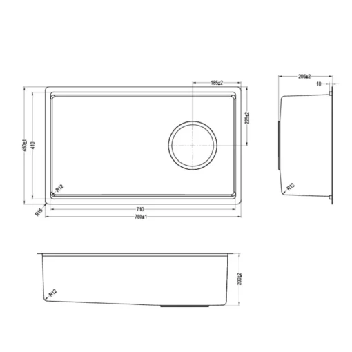 Chau rua bat KLUGER KY7545FS S75 8 800x800 1 - Chậu rửa bát KLUGER KY7545FS-S75