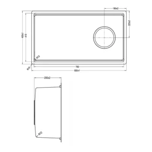 Chậu rửa bát KLUGER KY8045FS-S80