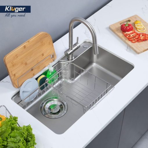 Chau rua bat Kluger KH8048FS lap am 4 1 - Chậu rửa bát KLUGER KH8048SL Plus