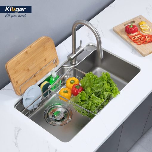Chau rua bat Kluger KH8048FS lap am 5 1 - Chậu rửa bát KLUGER KH8048SL Plus