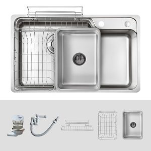 Chậu rửa bát KLUGER KH8048SL Plus