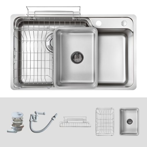 Chậu rửa bát KLUGER KH8048SL Plus