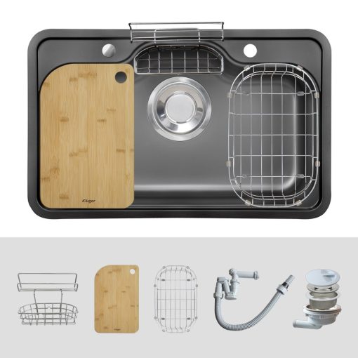 Chậu rửa bát KLUGER KT8050FB-S80 Plus