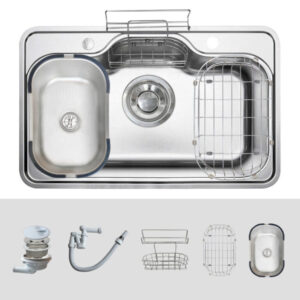 Chậu rửa bát KLUGER KT8050FS-S80 Plus