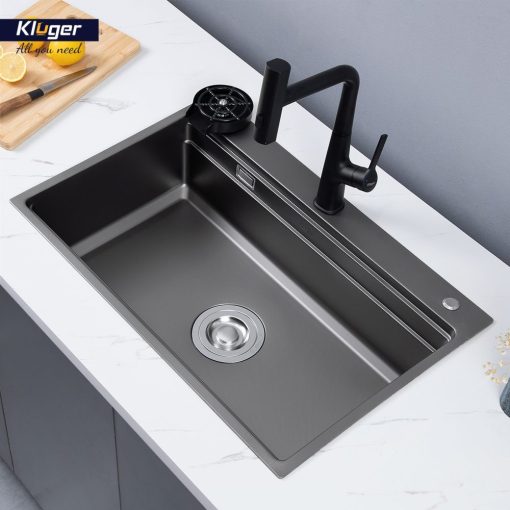 Chậu rửa bát KLUGER KWF8161FB-S76 Plus