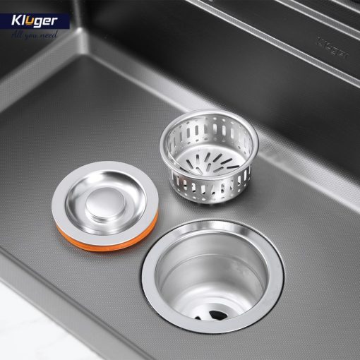 Chậu rửa bát KLUGER KWF8161FB-S76 Plus