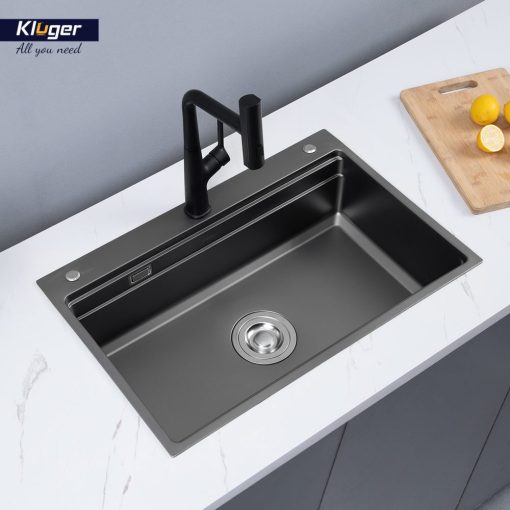 Chau rua bat Kluger KWF8161FB S76 K600 9 1 - Chậu rửa bát KLUGER KWF8161FB-S76 Plus