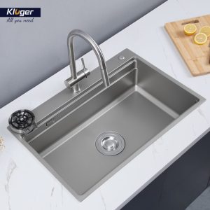 Chậu rửa bát KLUGER KWF8161FS-S76 Plus