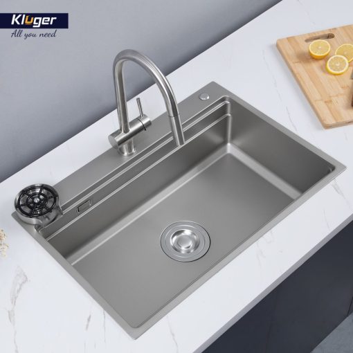 Chậu rửa bát KLUGER KWF8161FS-S76 Plus