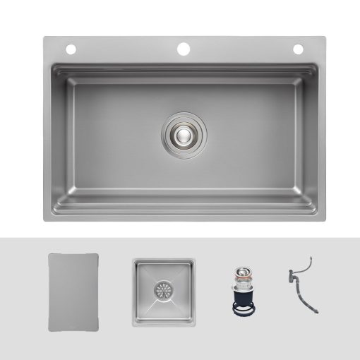 Chau rua bat Kluger KWF8161FS S76 Plus full - Chậu rửa bát KLUGER KWF8161FS-S76 Plus