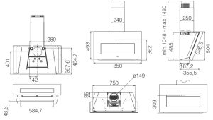 SP Bloom technology 1 - MÁY HÚT MÙI ELICA BLOOM BL/A/85