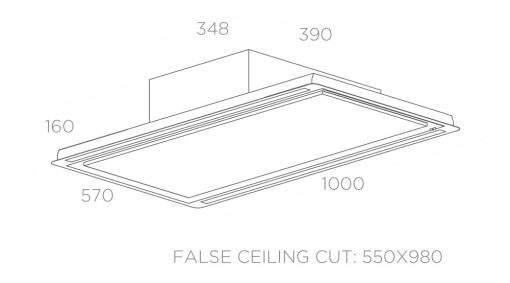 SP Hilight Glass Technology 2 - MÁY HÚT MÙI ELICA HILIGHT GLASS H16 WH/A/100
