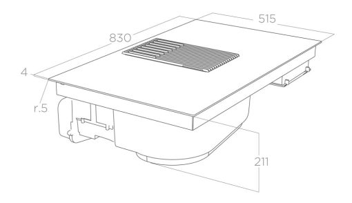 SP NikolaTesla Libra Technology 1 - BẾP TỪ KẾT HỢP HÚT MÙI ELICA NIKOLATESLA LIBRA WH/F/83