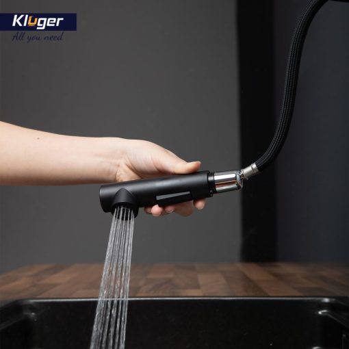 Voi rua bat Kluger KLF0001B 12 - Vòi rửa bát KLUGER KLF0001B
