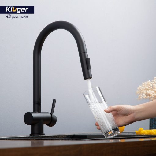 Voi rua bat Kluger KLF0008B 10 - Vòi rửa bát KLUGER KLF0008B