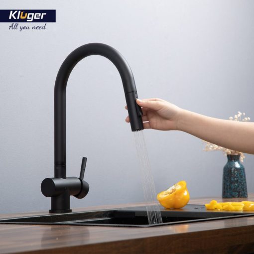 Voi rua bat Kluger KLF0008B 12 - Vòi rửa bát KLUGER KLF0008B