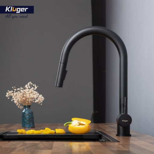 Voi rua bat Kluger KLF0008B 2 - Vòi rửa bát KLUGER KLF0008B