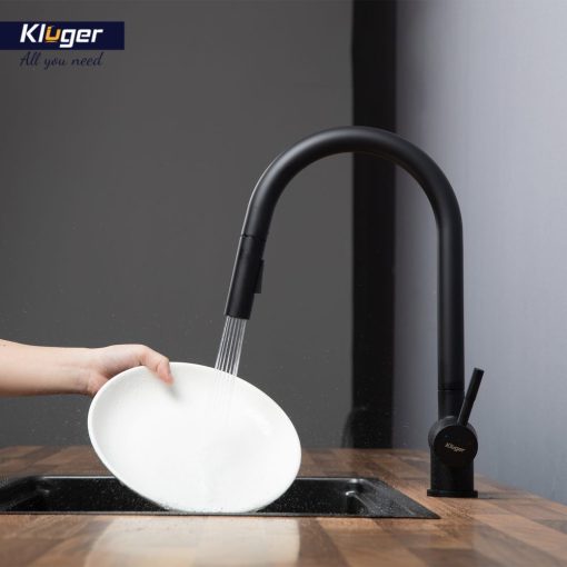 Voi rua bat Kluger KLF0008B 5 - Vòi rửa bát KLUGER KLF0008B