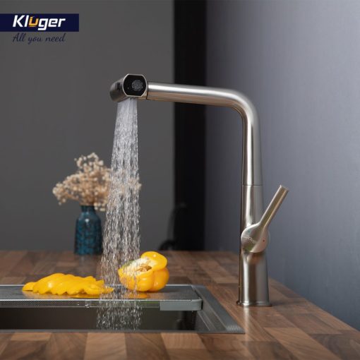Voi rua bat Kluger KLF0018S 1 - Vòi rửa bát KLUGER KLF0018S