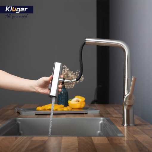Voi rua bat Kluger KLF0018S 7 - Vòi rửa bát KLUGER KLF0018S