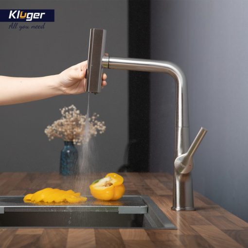Voi rua bat Kluger KLF0018S 8 - Vòi rửa bát KLUGER KLF0018S