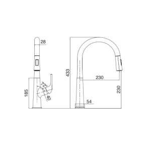 Vòi rửa bát KLUGER KLF0002C