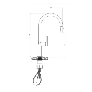 Vòi rửa bát KLUGER KLF0020S