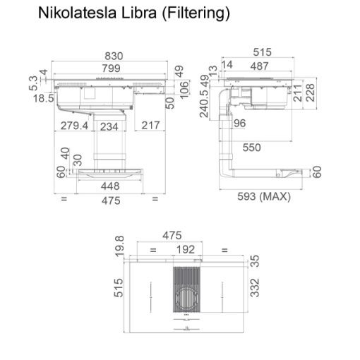 bep tu ket hop may hut mui nikolatesla libra wha83 prf0147774 51649316337 - BẾP TỪ KẾT HỢP HÚT MÙI ELICA NIKOLATESLA LIBRA WH/F/83