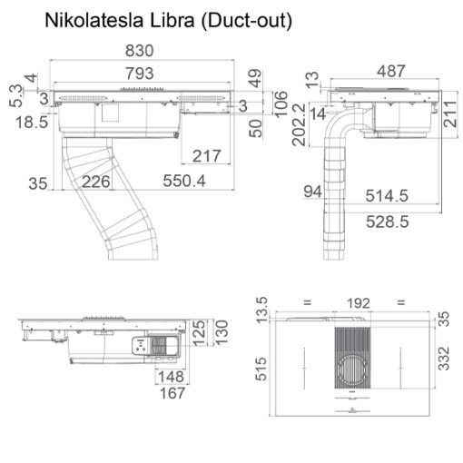 bep tu ket hop may hut mui nikolatesla libra wha83 prf0147774 61649316339 - BẾP TỪ KẾT HỢP HÚT MÙI ELICA NIKOLATESLA LIBRA WH/A/83