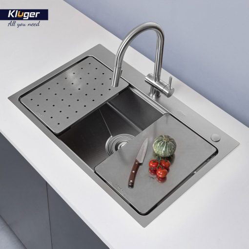 bon rua bat kluger KW8181FS S81 K800 2 - Chậu rửa bát KLUGER KW8181FS-S81 Plus