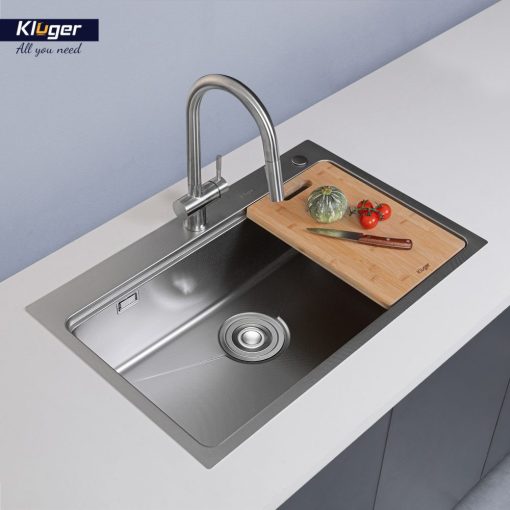 Chậu rửa bát KLUGER KW8181FS-S81 Plus