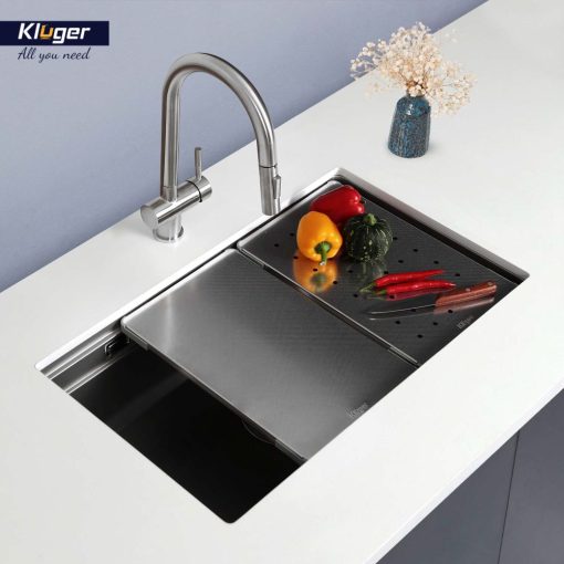 Chậu rửa bát KLUGER KWU8161FS-S76 Plus