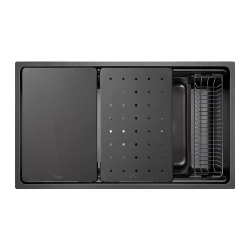 Chậu rửa bát KLUGER KWU8161FB-S76 Plus