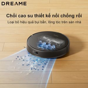 dreamevietnam choi chinh cao su chong roi - ROBOT HÚT BỤI LAU NHÀ DREAME D9 MAX GEN 2