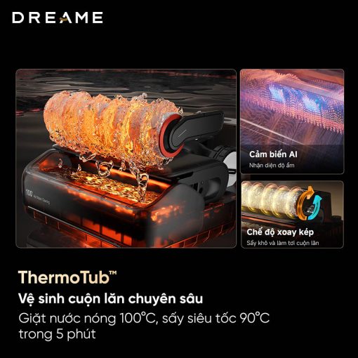 dreamevietnam may hut bui lau nha dreame h15 pro heat 04 - MÁY HÚT BỤI LAU NHÀ KHÔ VÀ ƯỚT DREAME H15 PRO HEAT